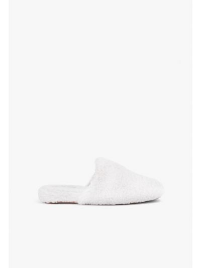 Embellished Shearling Mules Slippers
