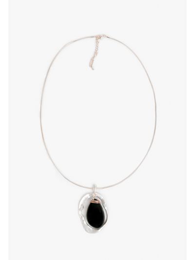 Silver Abstract Necklace