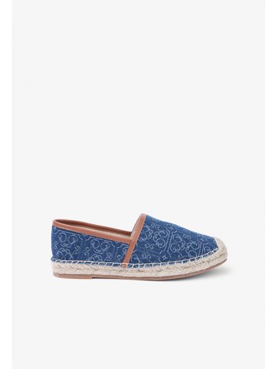Riva Print Denim Espadrilles