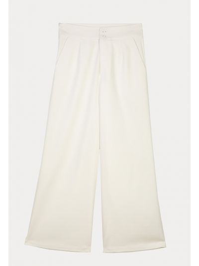 High Rise Side Pockets Regular Fit Trousers