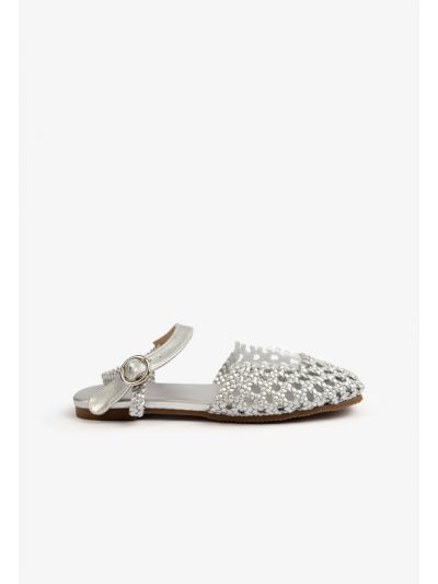 Braided See Through Sandals