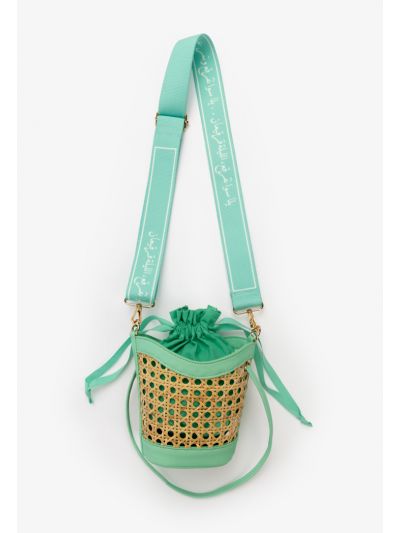 Iconic Woven Transparent Straw Bag