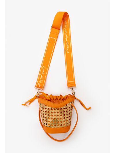 Iconic Woven Transparent Straw Bag