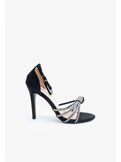 Iconic Crystal Embellished Knotted Heels