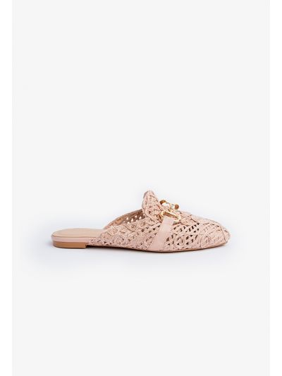 Faux Straw Horse bit Emblem Mules
