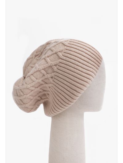 Knitted Patterned Beanie