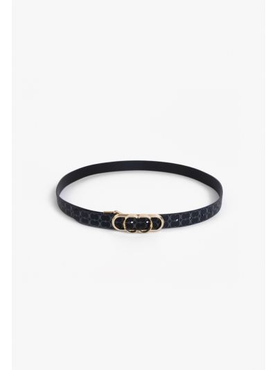 Printed Monogram Belt