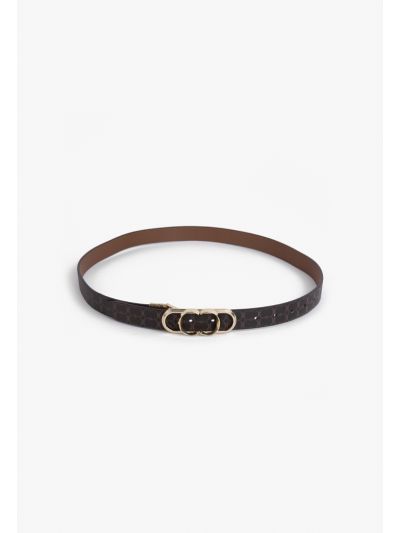 Printed Monogram Belt