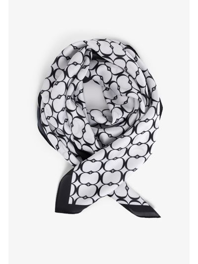 Printed Monogram Scarf