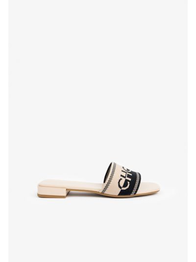 Choice Branded Two-Toned Flat Slides
