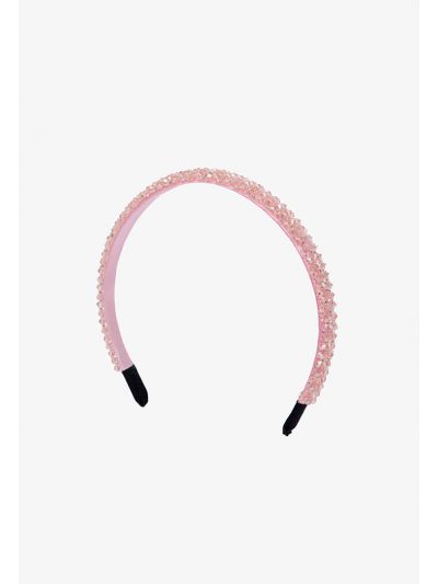 Sparkling Crystal Embellished Floral Headband