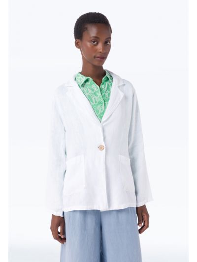 Textured Linen Light Blazer -Sale