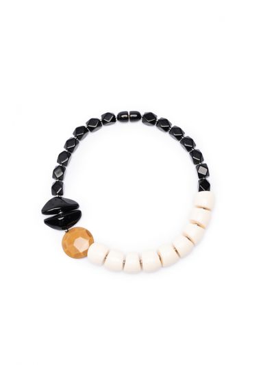 Wooden Resin Multi Color Necklace -Sale