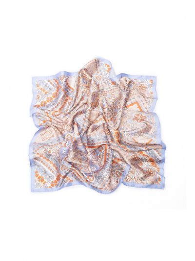 Multicolor Printed Square Scarf -Sale