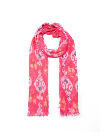 Tassel Trimmed Printed Scarf -Sale