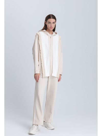 Side Lace Up Elasticated Waist Pants