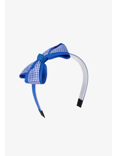 Checkered Bow Hairband