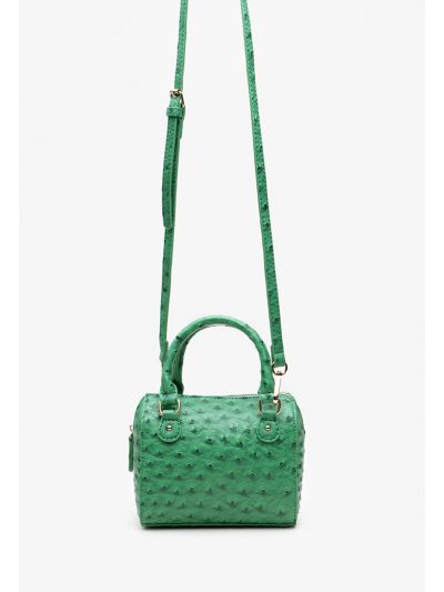 Textured PU Leather Hand Bag
