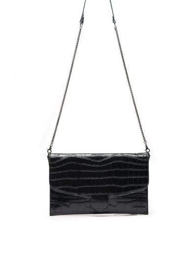 Textured Snap Lock Wristlet Clutch -Sale