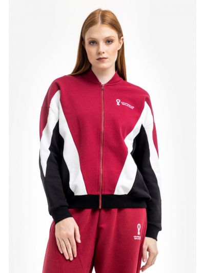 V Blocks Multicolored Varsity Outer Jacket - Woman -Sale