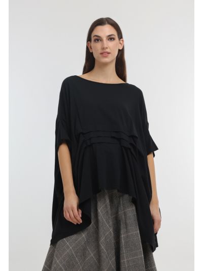 Solid Hi Low Tiered T-Shirt -Sale