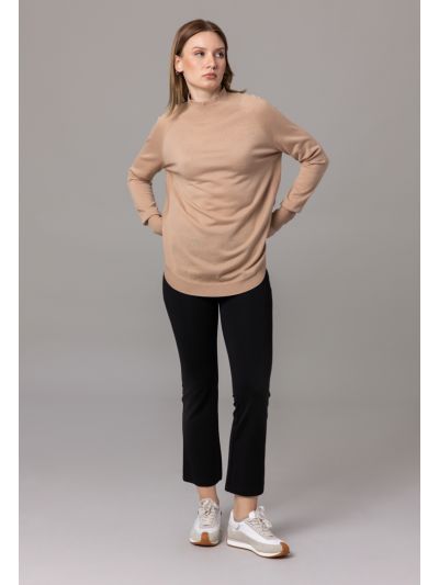 Stretchy Solid Elasticated Waist Leggings