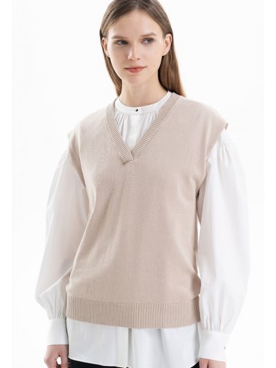Knitted Solid Classic Shirt -Sale