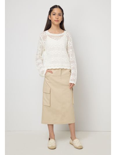 Solid Cargo Skirt 