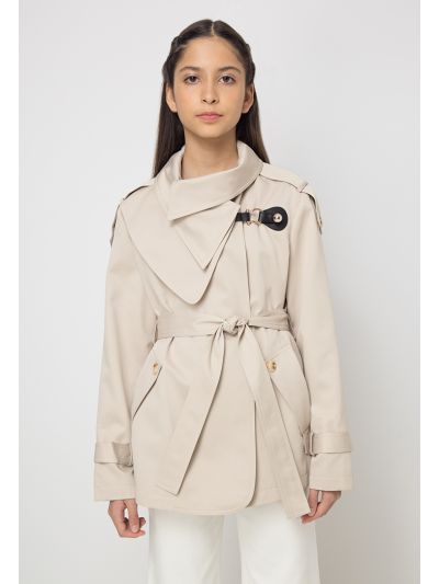 Classic Short Trench Coat
