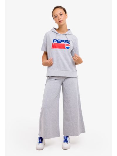 Pepsi Wide Leg Sweatpants