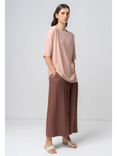 Single Tone Straight Wide Legs Trouser