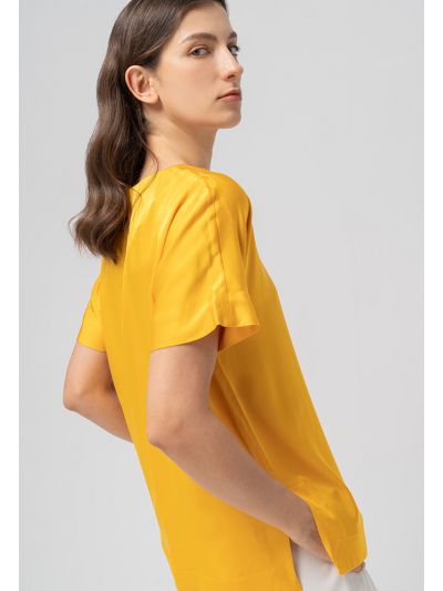 Oversized Short Sleeves Solid T-Shirt