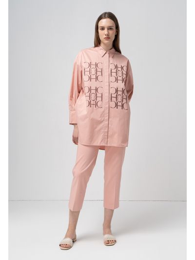 Wide Leg High Waist Trouser