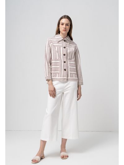 Single Tone Wide Legs Trouser