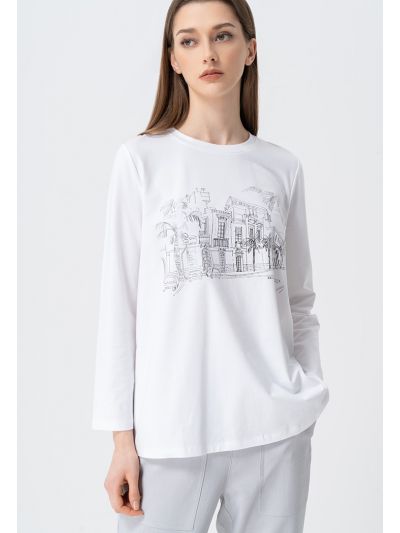 Long Sleeves Solid T-shirt