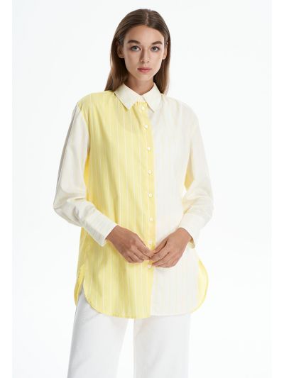 Classic Linen Striped Shirt -Sale