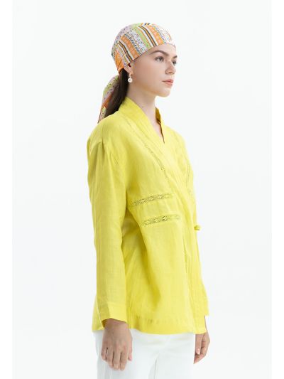 Overlap Solid Classic Shirt -Sale