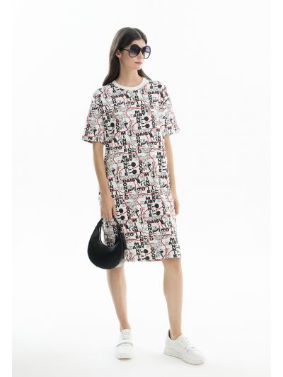 Mickey Mouse All Over Print T-Shirt