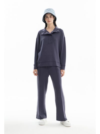 Solid Elasticated Waist Trouser -Sale