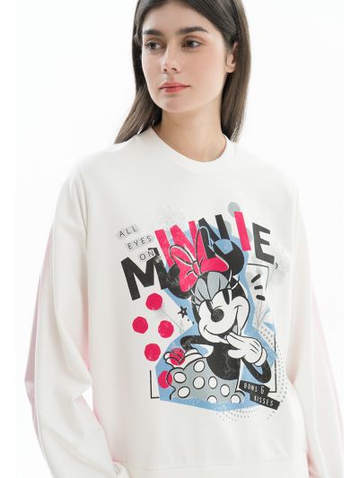 Two Tone Minnie Mouse Hoodie