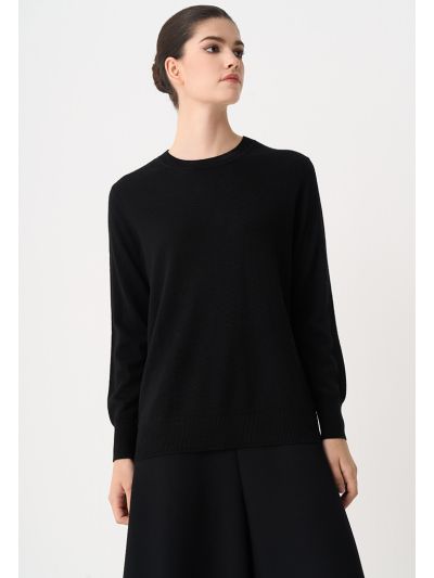 Long Sleeve Knitted Basic Blouse