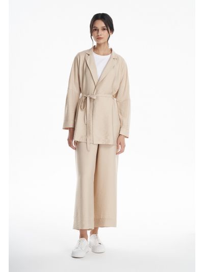 Baggy Wide Leg Solid Trouser -Sale