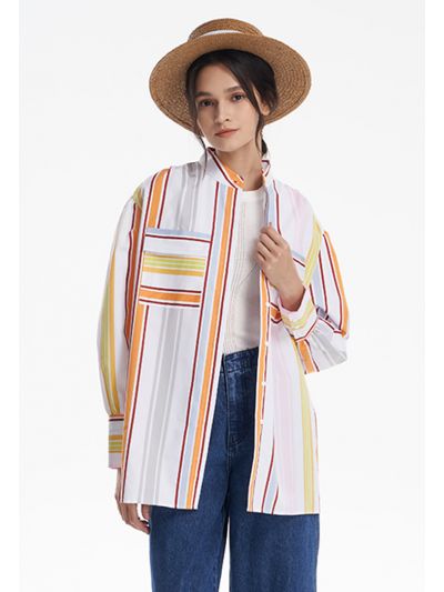 Colorful Striped Classic Shirt