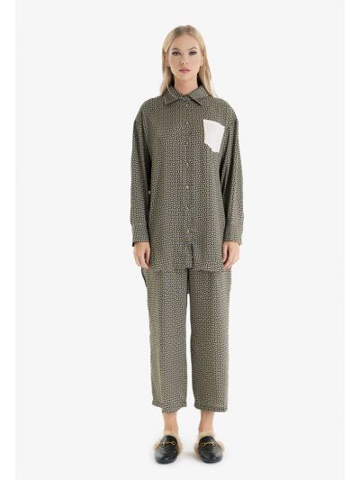 Allover Printed Culottes