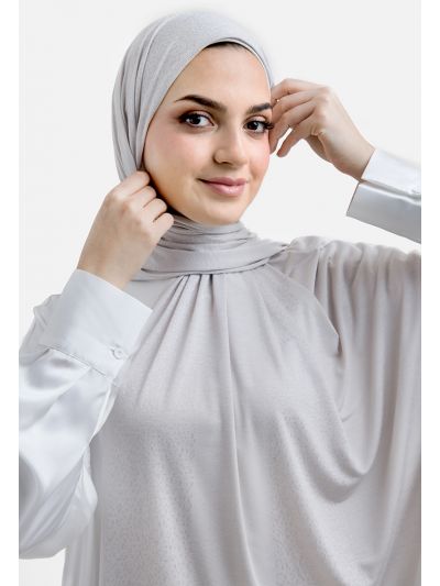 Solid Knitted Pattern Hijab