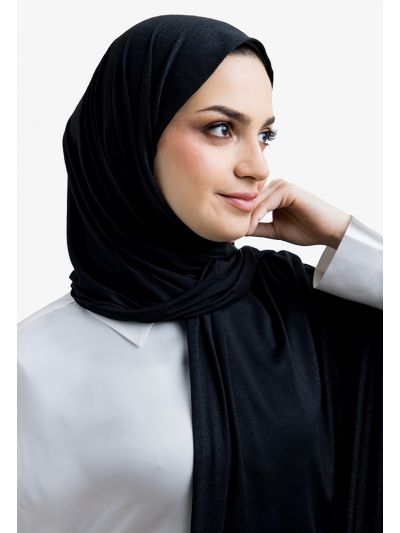Solid Knitted Pattern Hijab