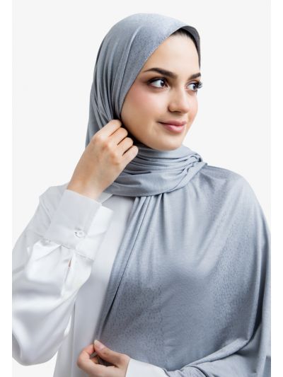Solid Knitted Pattern Hijab