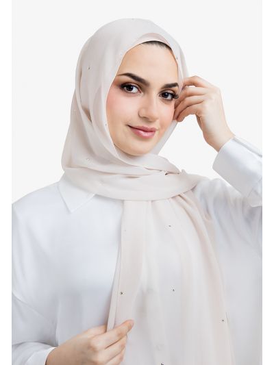 Solid Knitted Pattern Hijab