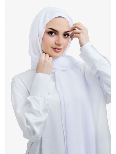 Dazzling Crystal Embellished Hijab