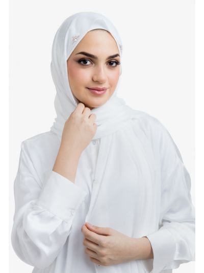 Sparkling Crystal Embellished Hijab
